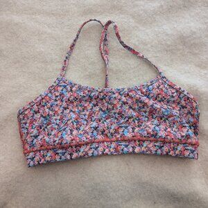 Lululemon Flow Y Bra IV Prism Petal - Size 10